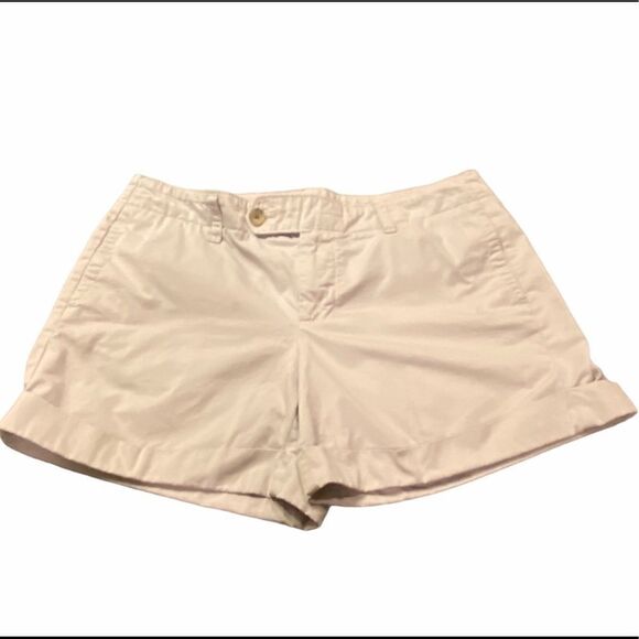 GAP Light Khaki Shorts Size 10 Button Zip Closure - Picture 1 of 8
